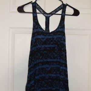 Blue & Black tank top